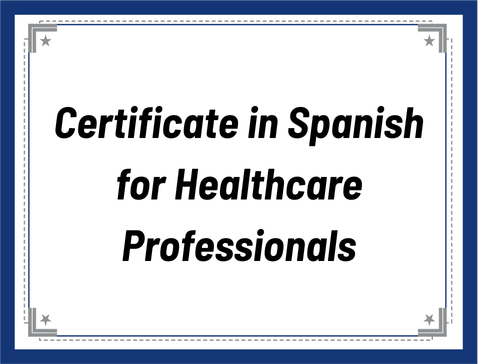 Certificate in Spanish for Healthcare Professionals